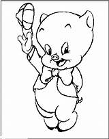 Cliparts Coloring Tunes Looney Pages Porky Pig Favorites Add Cartoon sketch template