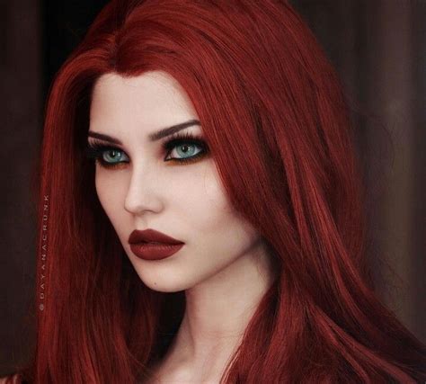 Dyana Crunk ~~crv~~ Gothic Beauty Red Hair Goth Beauty