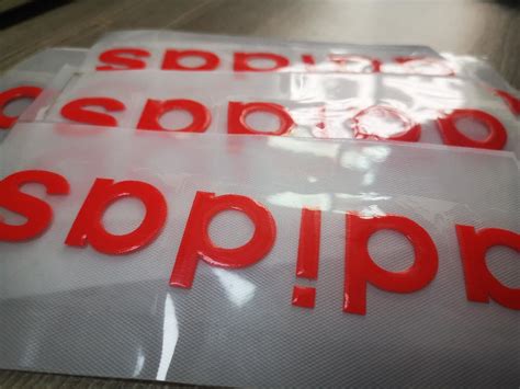 hd glossy silicone transfers sticker logo making screen printing