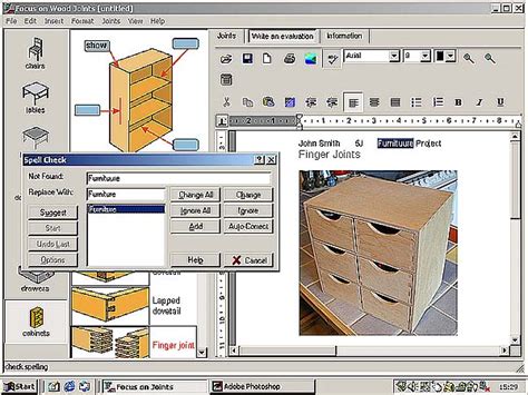 design technology wood joints  focus educational software