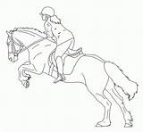 Horse Rider Coloring Pages Deviantart Lines Popular sketch template