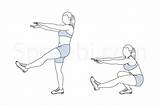 Squat Pistol Spotebi Illustrated Exercises Leg Muscles Demonstration Plank Flexor sketch template