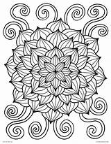 Coloring Pages Printable Flower Abstract Spring Book Funky Colouring Adults Flowers Color Hard Lotus Kids Awesome Print Rainbow Books Fun sketch template