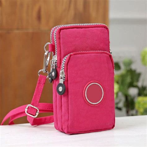 cross body mobile phone shoulder bag pouch case belt handbag purse wallet newest cell phone