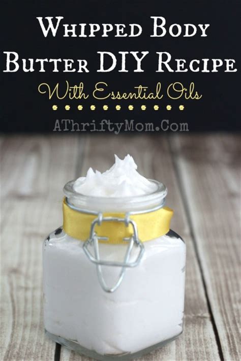 whipped body butter diy recipe  essential oils bodybutter