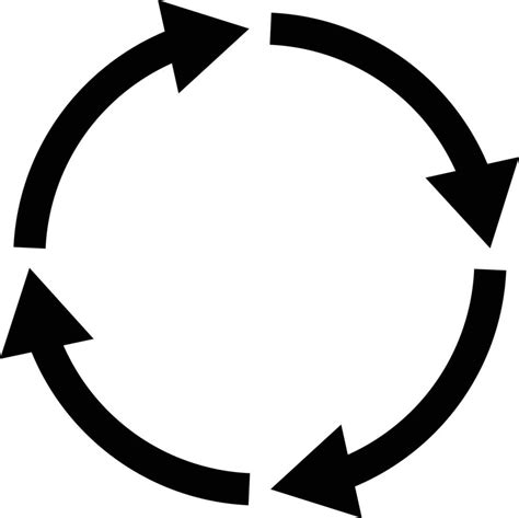 process symbol  step cycle arrow sign cycle icon arrow cycle