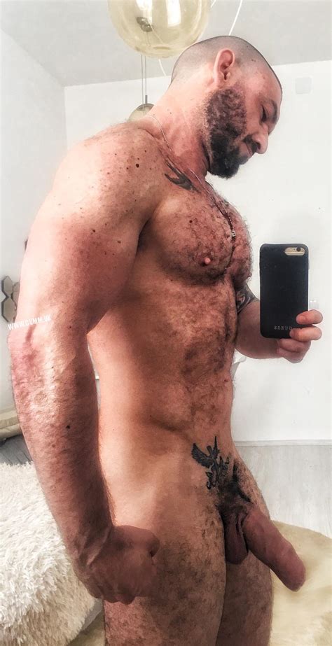 male nipples hairy selfie bald hot scruff beard ginger big cock big dick thick cock thick dick