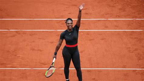 serena williams nike catsuit has been banned from the french open glamour