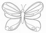 Butterfly Coloring Pages Kids Butterflies Color Printable Insects Simple Insect Children Print Google Magnificent Papillon Dessin But Funny Para Mariposas sketch template
