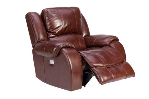 meadow leather power recliner  gardner white