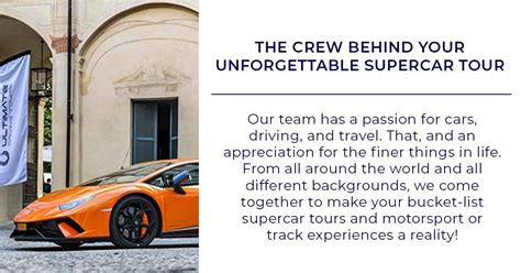 meet the team behind our luxury supercar holidays