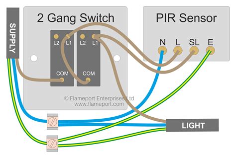 pir sensor light wiring diagram uk circuit diagram