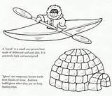 Inuit Preschool Coloring Eskimo Pages January Igloo Arctic Kids Craft Es Squish Maternelle Banquise Crafts Nord Tundra Eskimos Animals Winter sketch template