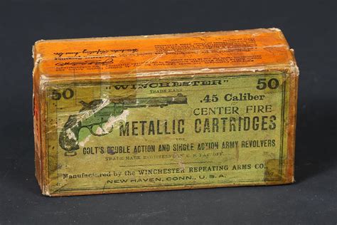 vintage winchester  colt ammo