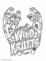 Wild Kratts Coloring Pages Printable Colouring Kids Print Bestcoloringpagesforkids Wildkratts Power Sheets Birthday Creatures Visit Choose Board Cartoons sketch template