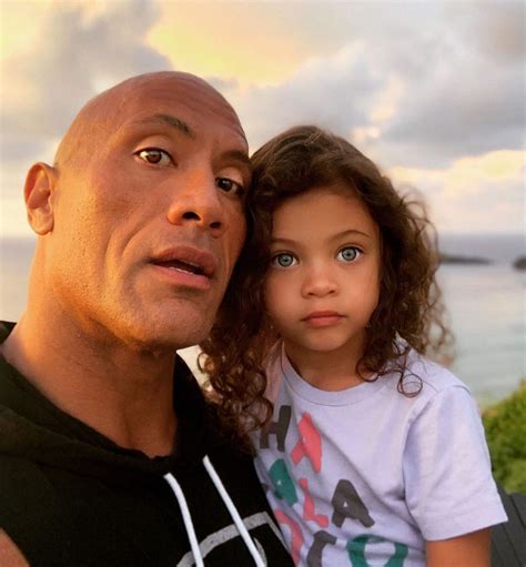 dwayne johnson   daughters   softer side   rock