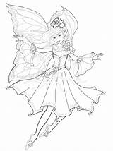 Coloring Pages Fairies Fairy Printable Adult Beautiful Mermaids Adults Color Colouring Cute Melody Fantasy Drawings Boy Print Anime Book Difficult sketch template