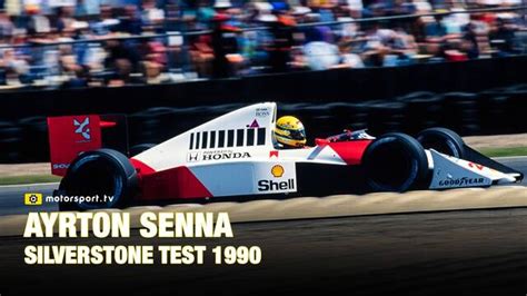 1990 Ayrton Senna Tests The Mclaren Mp4 5b Formula 1 Videos