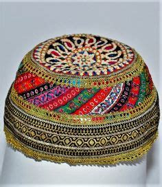 jewish hat arakhchini  century braid calico thread diameter  cm height  cm