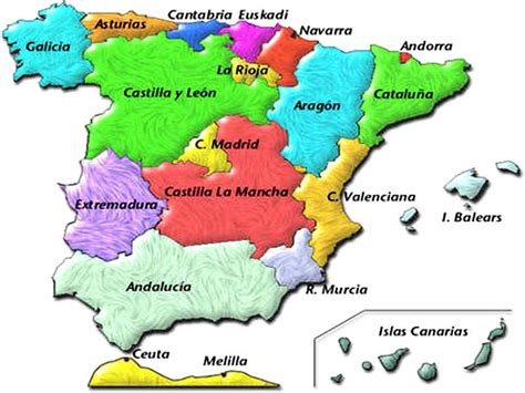 eso mapa politico de espana blog de ciencias sociales