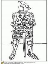 Chevalier Colouring Knights Hugolescargot sketch template