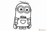 Minion Coloring Pages Minions Kids Bob Printable Drawing Sheets Templates Sheet Print Pretty Cartoons Clipartmag Paintingvalley Entitlementtrap sketch template