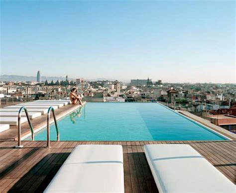 magestic mountain top infinity pools barcelona grand hotel central