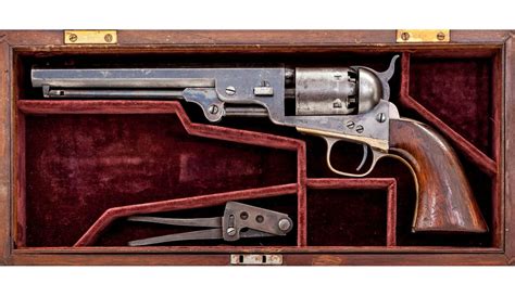 Cased Colt 1851 Navy Revolver