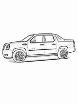 Coloring Pages Cadillac Printable sketch template