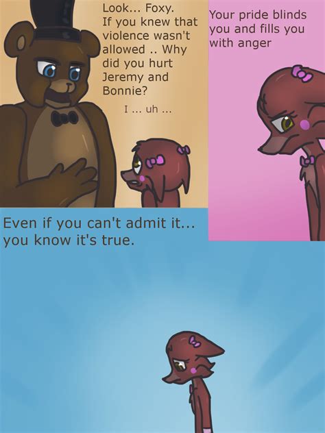 fnaf silly comic foxys pride part 10 by maria ben on deviantart