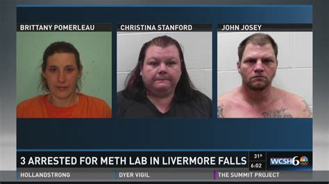 livermore falls couple arrested in meth bust