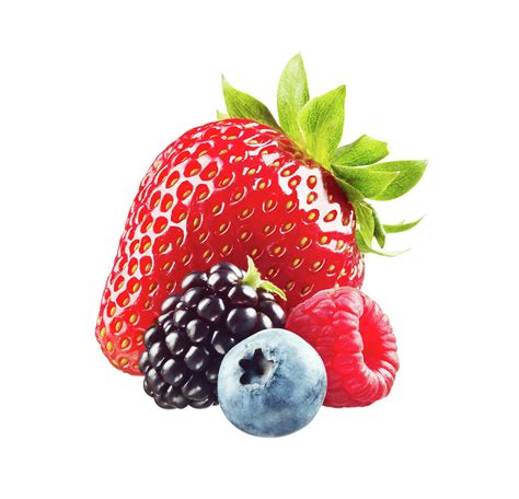 assorted berries  white background photograph  lauren burke fine