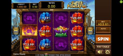 super powerful demo play slot machine   playstar review