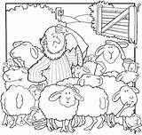 Sheep Lost Crafts Coloring La Bible Jesus School Pecorella Activities Sunday Para Godsdienst Kids Student Pages Maze sketch template