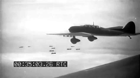 japanese film japanese pilots dive bombers aerials  dive bombers  flight  youtube