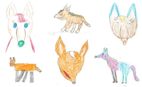sample  maned wolf drawings   children  scientific