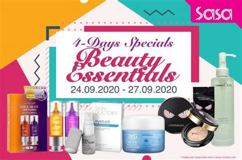 sasa beauty essentials sale  september   september