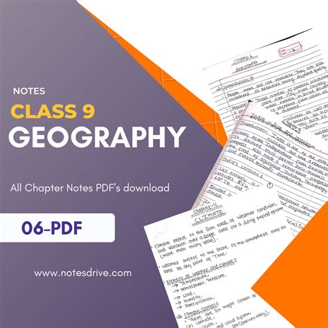 class  geography  chapters handwritten notes
