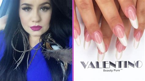 valentino beauty pure nail product review youtube