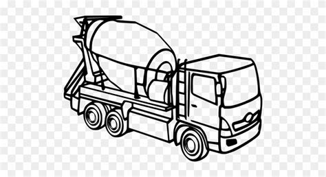 cement mixer coloring pages home design ideas