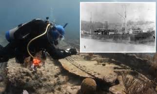 mike s wreck off the coast of key largo identified as british steel hull ship the hannah m