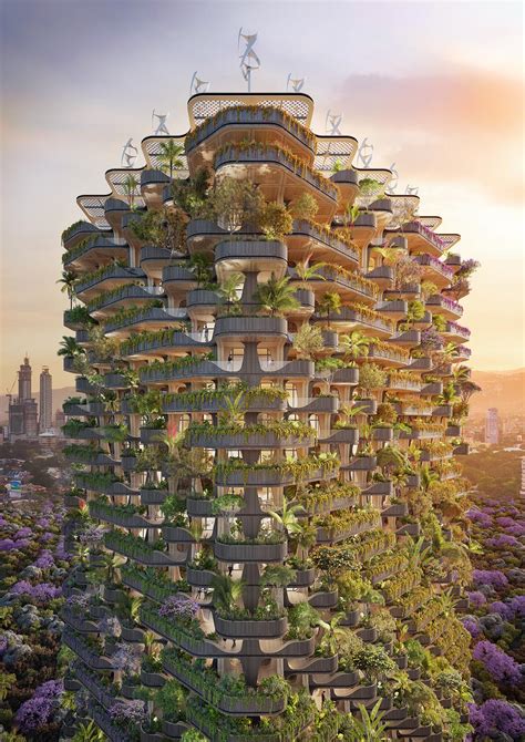vincent callebaut architectures designs rainbow tree residential tower