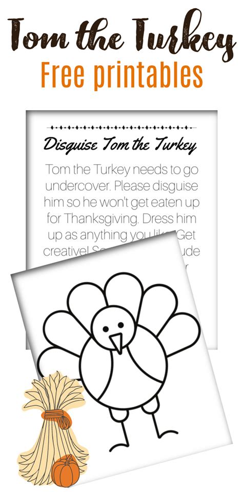 turkey  disguise  printables todays creative ideas