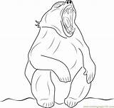 Baboon Coloring Angry Coloringpages101 Pages sketch template