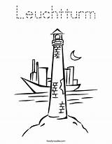 Coloring Leuchtturm Built California Usa Twistynoodle Noodle sketch template