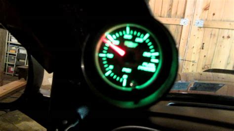 glowshift fuel pressure gauge  cummins youtube