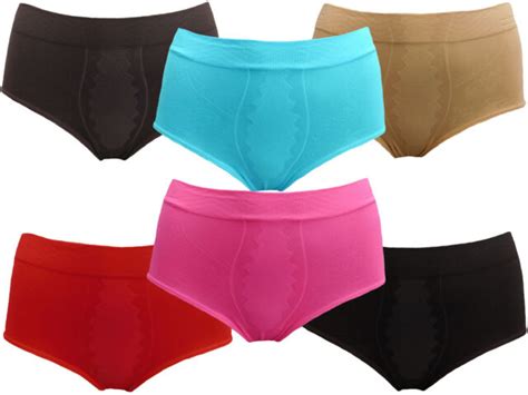 6 ladies women panites seamless full cover underwear panties undies