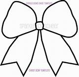Outline Bows Clipartmag Cheerleading Peterainsworth sketch template