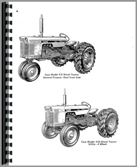 case  tractor parts manual