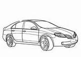 Nissan Coloring Pages Primera Gtr Cars 240sx Logo Altima Hybrid Printable Drawing Template Magic Skip Main sketch template
